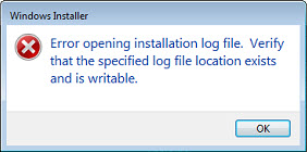 Installer Error