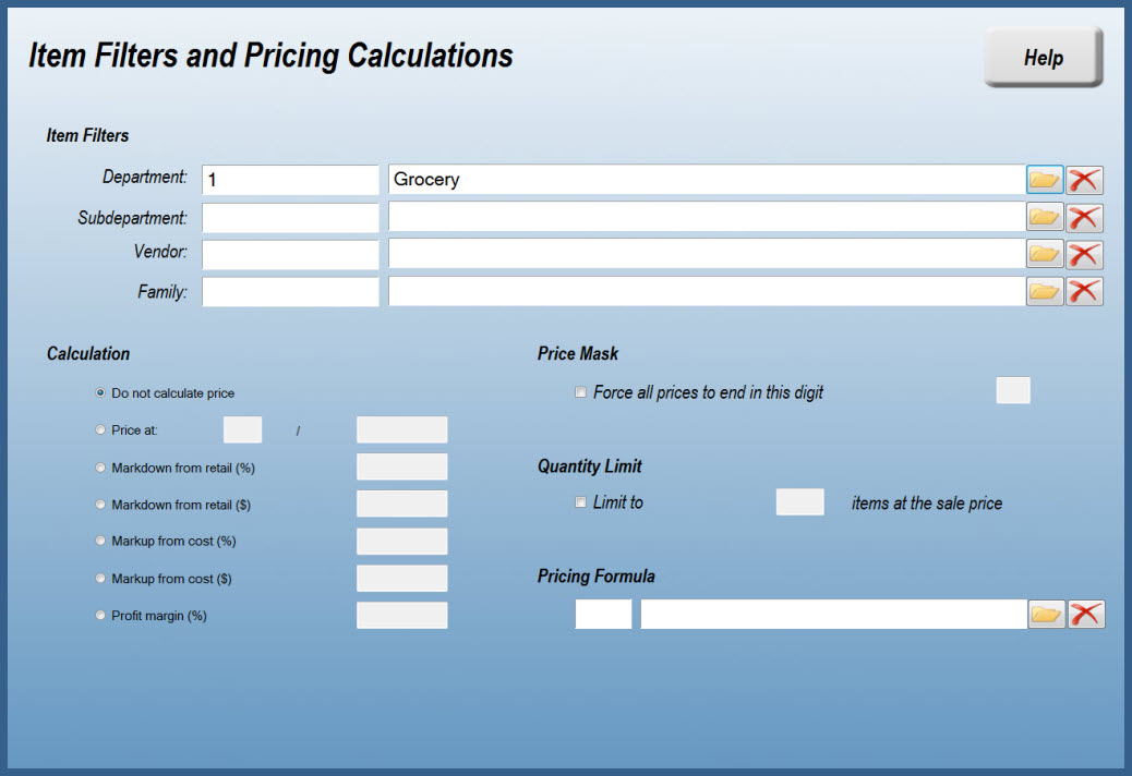 Sale Pricing Wizard